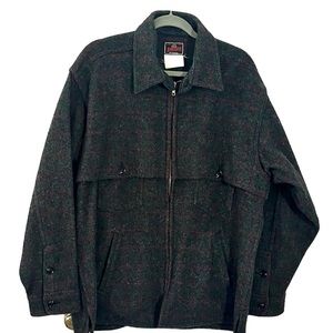 Johnson Woolen Mills Men’s Jacket Vintage Adirondack Plaid SZ Large-Extra Large